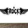 Vinilo decorativo alas rock