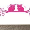 Vinilo decorativo Búhos de amor