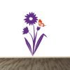 Flor y mariposa