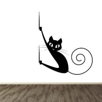 Gato en pared