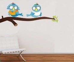 Aves azules
