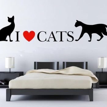 vinilos decorativos de gatos en medellín, bogotá y cali