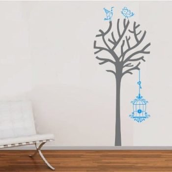 adhesivos decorativos medelin con jaulas