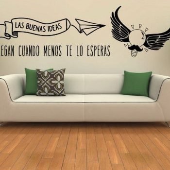 vinilos adhesivos decorativos para paredes sobre las buenas ideas