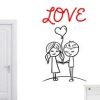 vinilo decorativo pareja love