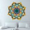 vinilo decorativo mandala borode amarillo