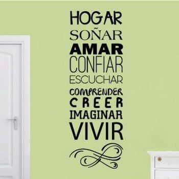 vinilo decorativo palabras