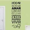 vinilo decorativo hermosas palabras