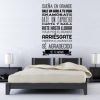 vinilo decorativo sueña en grande copia