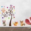 vinilo decoratico árbol con animales