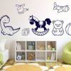 vinilo decorativo juguetes azules