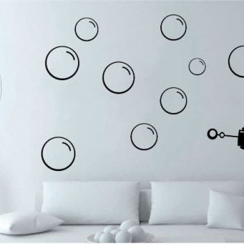 vinilo decorativo bubujas grandes