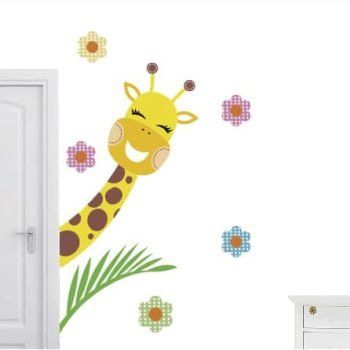 vinilo decorativo jirafa infantil