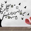 vinilo decorativo árbol con fotos familiares