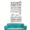 Vinilo Decorativo Frase de la Casa - Frases Decorativas Para Pared