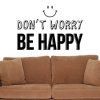 vinilo decorativo dont worry be happy
