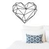 vinilo decorativo corazón geométrico