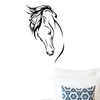 vinilo decorativo cabeza de caballo