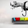 vinilo decorativo leopardo en rama