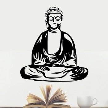 vinilo decorativo buda estatua