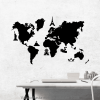 vinilo decorativo mapa maravillas del mundo