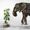 vinilo decorativo elefante en lineas
