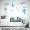 vinilo decorativo globo y nubes para habitaciones infantiles medellín bogotá y cali