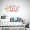 vinilo decorativo love floral