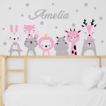 vinilos decorativos medellin y bogota con animalitos hermosos prosados para habitaciones