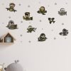 vinilo decorativo aviocitos militares volando para niños en Medellín