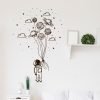 vinilos decorativos medellín, adhesivos para pared astronauta y astroglobos