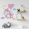 vinilo decorativo unicornio y globito