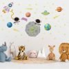vinilo decorativo universo kids para niña