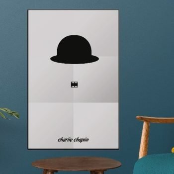 cuadro decorativo chaplin minimal