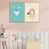 cuadro decorativo infantil díptico nice day