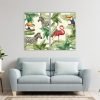 cuadro decorativo díptico tropical