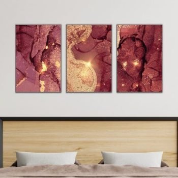 cuadro decorativo abstracto brillante