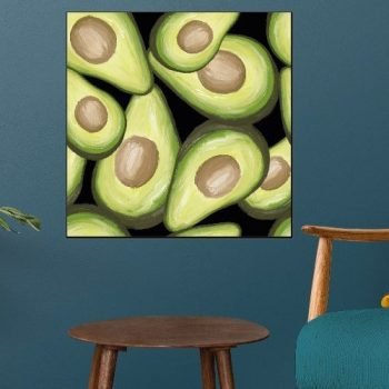 cuadro decorativo aguacates