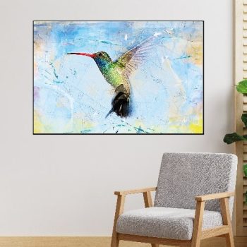 cuadro decorativo colibrí
