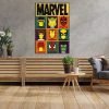 cuadro decorativo marvel face
