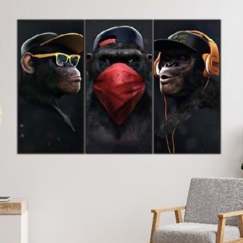 cuadro decorativo monkey