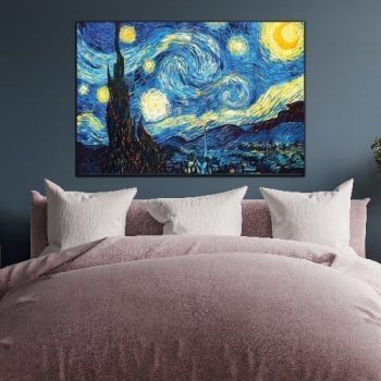cuadro decorativo noche estrellada
