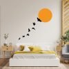 vinilo decorativo aves en el sol