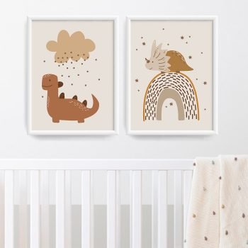 Cuadros Decorativos Dino Boho