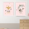 cuadritos decorativos infantiles pequeña princesa