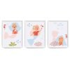 cuadritos infantiles tríptico sirenita