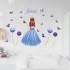 vinilo decorativo princesa violeta